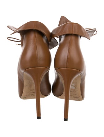 Jimmy Choo Leather Lace-Up Boots