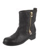 Jimmy Choo Leather Moto Boots