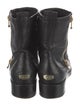 Jimmy Choo Leather Moto Boots