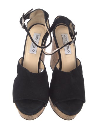 Jimmy Choo Suede Cutout Accent D'Orsay Pumps