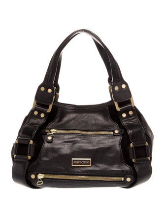 Jimmy Choo Leather Top Handle Bag