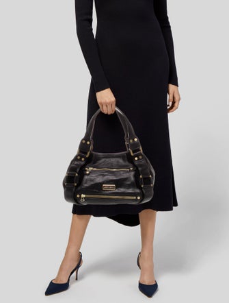 Jimmy Choo Leather Top Handle Bag