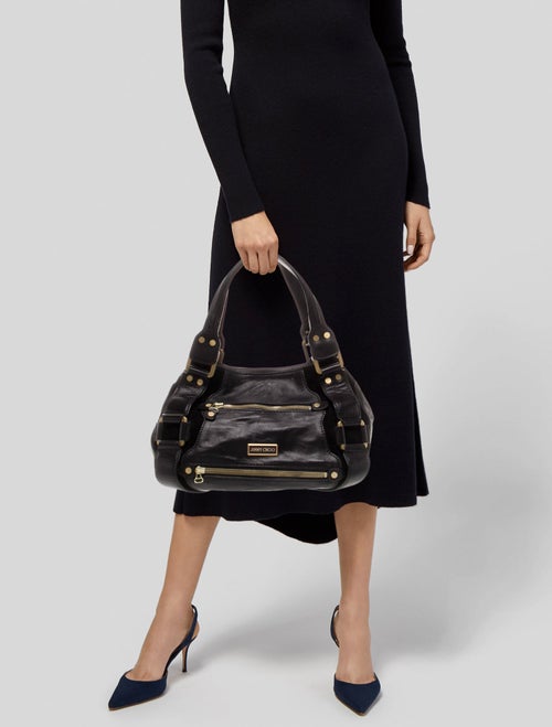 Jimmy Choo Leather Top Handle Bag