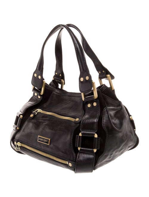 Jimmy Choo Leather Top Handle Bag