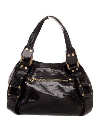 Jimmy Choo Leather Top Handle Bag