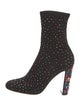 Jimmy Choo Suede Crystal Embellishments Sock Boots