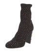 Jimmy Choo Suede Crystal Embellishments Sock Boots