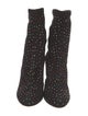 Jimmy Choo Suede Crystal Embellishments Sock Boots