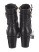 Jimmy Choo Embossed Leather Combat Boots