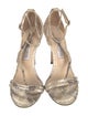 Jimmy Choo Leather Animal Print Sandals
