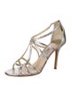 Jimmy Choo Embossed Leather Sandals