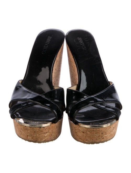 Jimmy Choo Patent Leather Slides