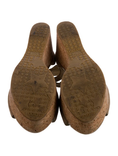 Jimmy Choo Suede T-Strap Sandals