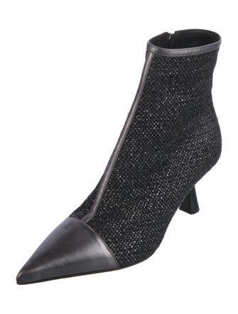 Jimmy Choo Tweed Sock Boots