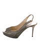 Jimmy Choo Glitter Slingback Pumps