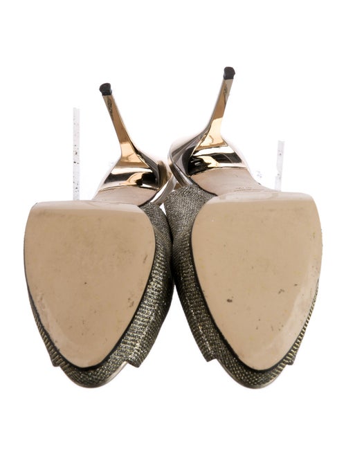 Jimmy Choo Glitter Slingback Pumps