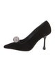 Jimmy Choo Velvet Crystal Embellishments Pumps