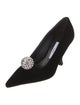 Jimmy Choo Velvet Crystal Embellishments Pumps