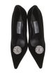 Jimmy Choo Velvet Crystal Embellishments Pumps