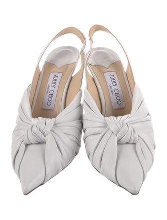 Jimmy Choo Leather Slingback Sandals