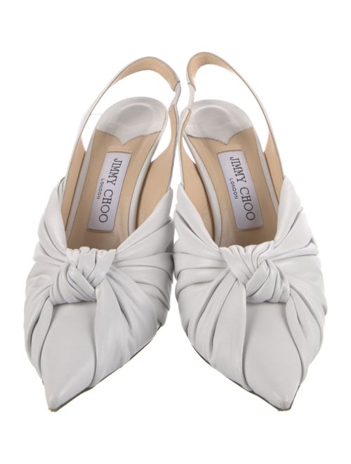 Jimmy Choo Leather Slingback Sandals