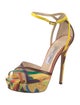 Jimmy Choo Leather Printed Sandals