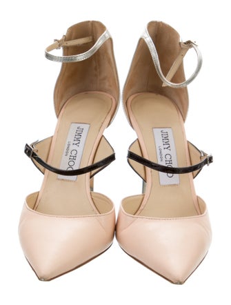Jimmy Choo Leather D'Orsay Pumps
