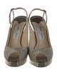 Jimmy Choo Glitter Glitter Accents Slingback Pumps