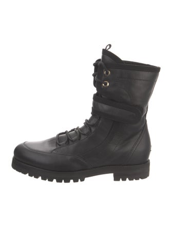 Jimmy Choo Leather Combat Boots
