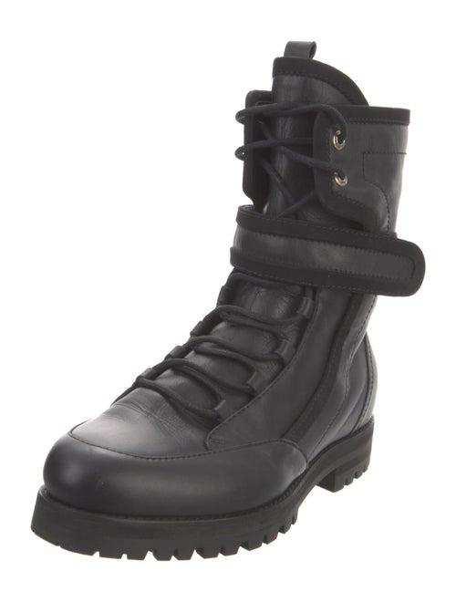 Jimmy Choo Leather Combat Boots
