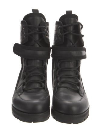 Jimmy Choo Leather Combat Boots