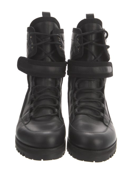 Jimmy Choo Leather Combat Boots