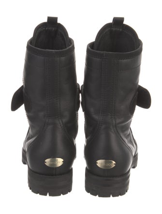 Jimmy Choo Leather Combat Boots