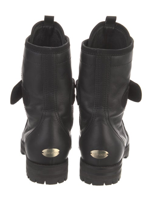 Jimmy Choo Leather Combat Boots