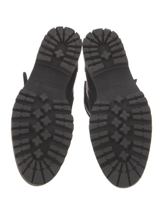 Jimmy Choo Leather Combat Boots