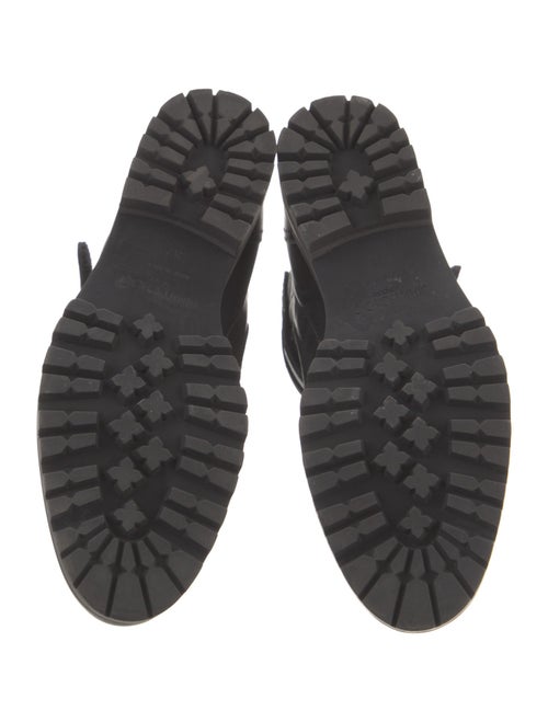 Jimmy Choo Leather Combat Boots