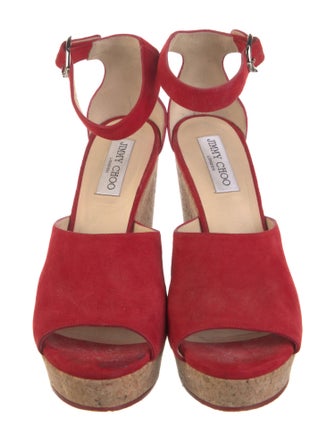 Jimmy Choo Suede Slingback Sandals