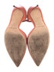 Jimmy Choo Suede Leather Trim Embellishment D'Orsay Pumps