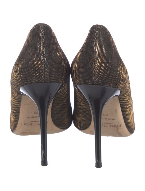 Jimmy Choo Printed Glitter Accents Pumps