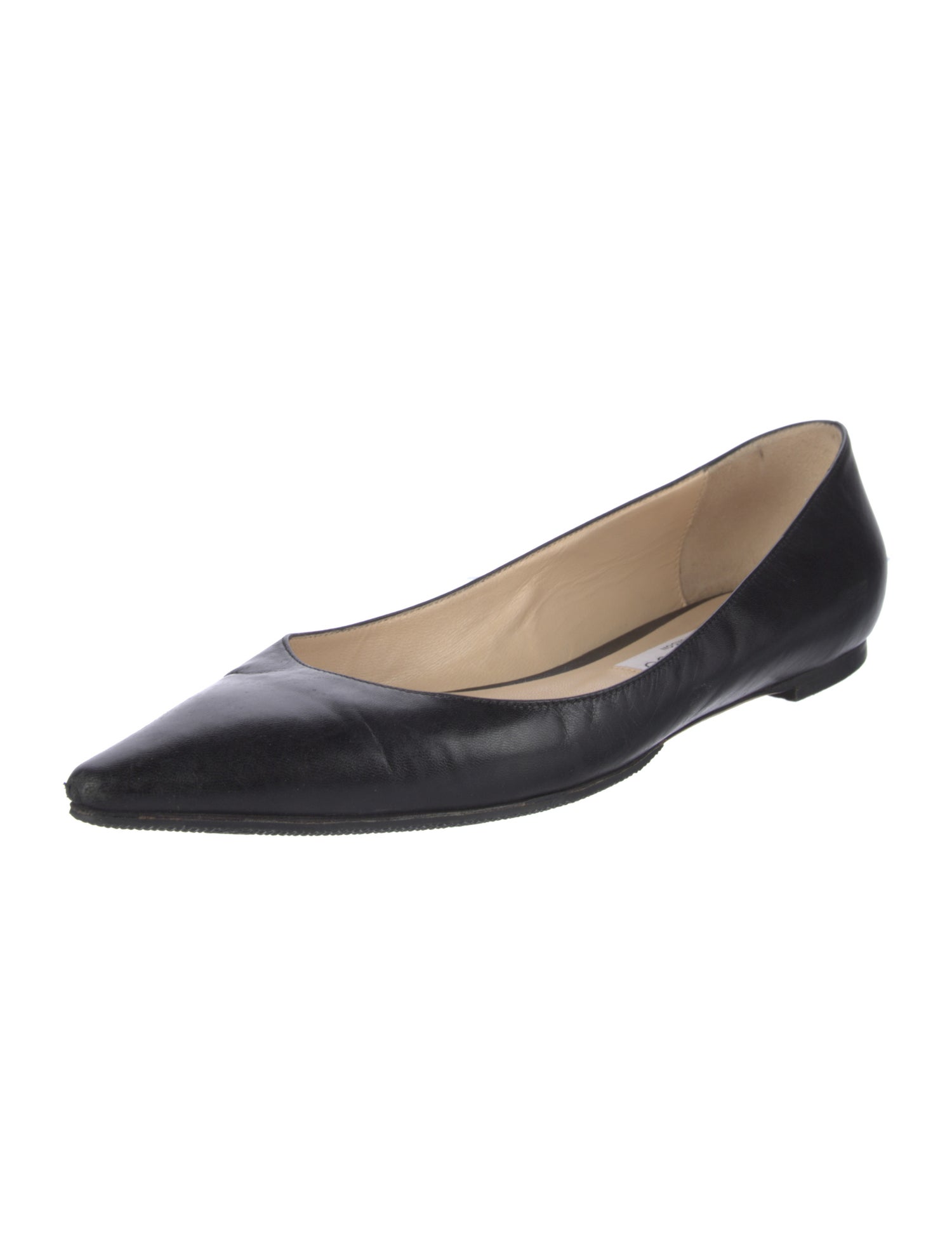 Jimmy Choo Leather Ballet Flats