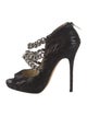 Jimmy Choo Suede Animal Print Pumps