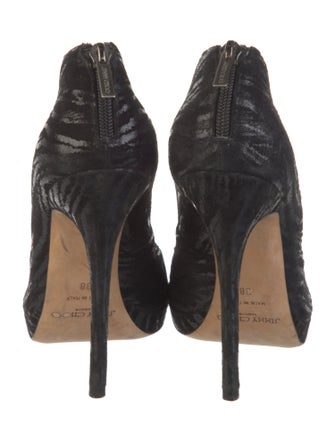 Jimmy Choo Suede Animal Print Pumps