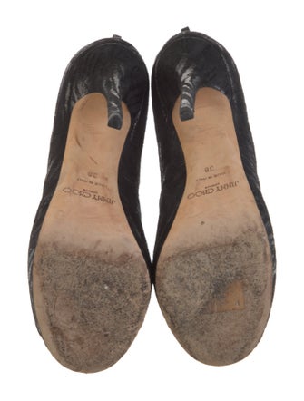 Jimmy Choo Suede Animal Print Pumps