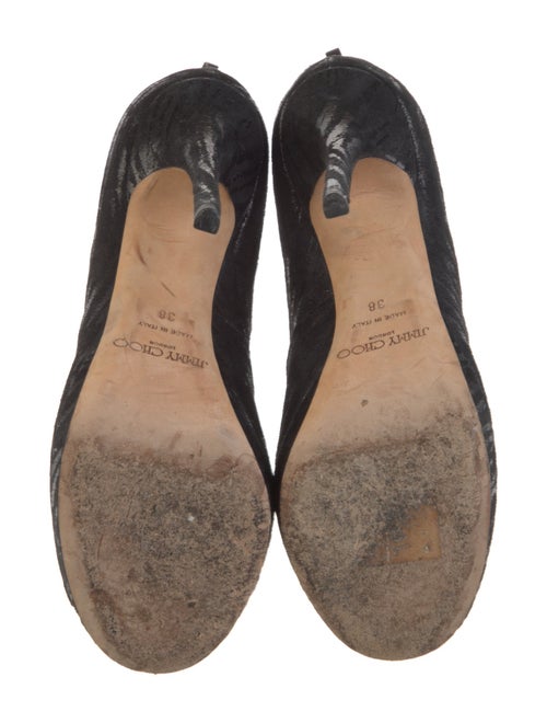 Jimmy Choo Suede Animal Print Pumps