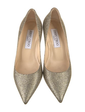 Jimmy Choo Glitter Glitter Accents Pumps