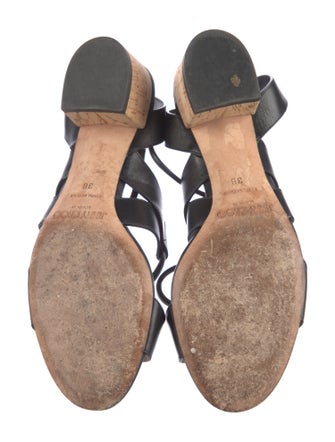 Jimmy Choo Leather Slingback Sandals