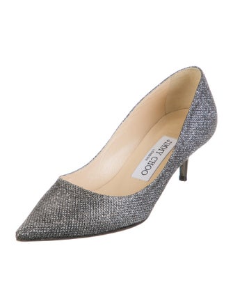 Jimmy Choo Glitter Glitter Accents Pumps