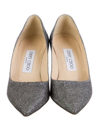 Jimmy Choo Glitter Glitter Accents Pumps