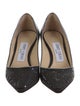 Jimmy Choo Satin Sequin Embellishments Pumps
