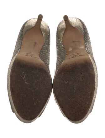 Jimmy Choo Glitter Glitter Accents Pumps